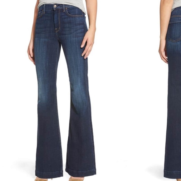 7 For All Mankind Denim - 7FAM Ginger High Rise Flare Jean
